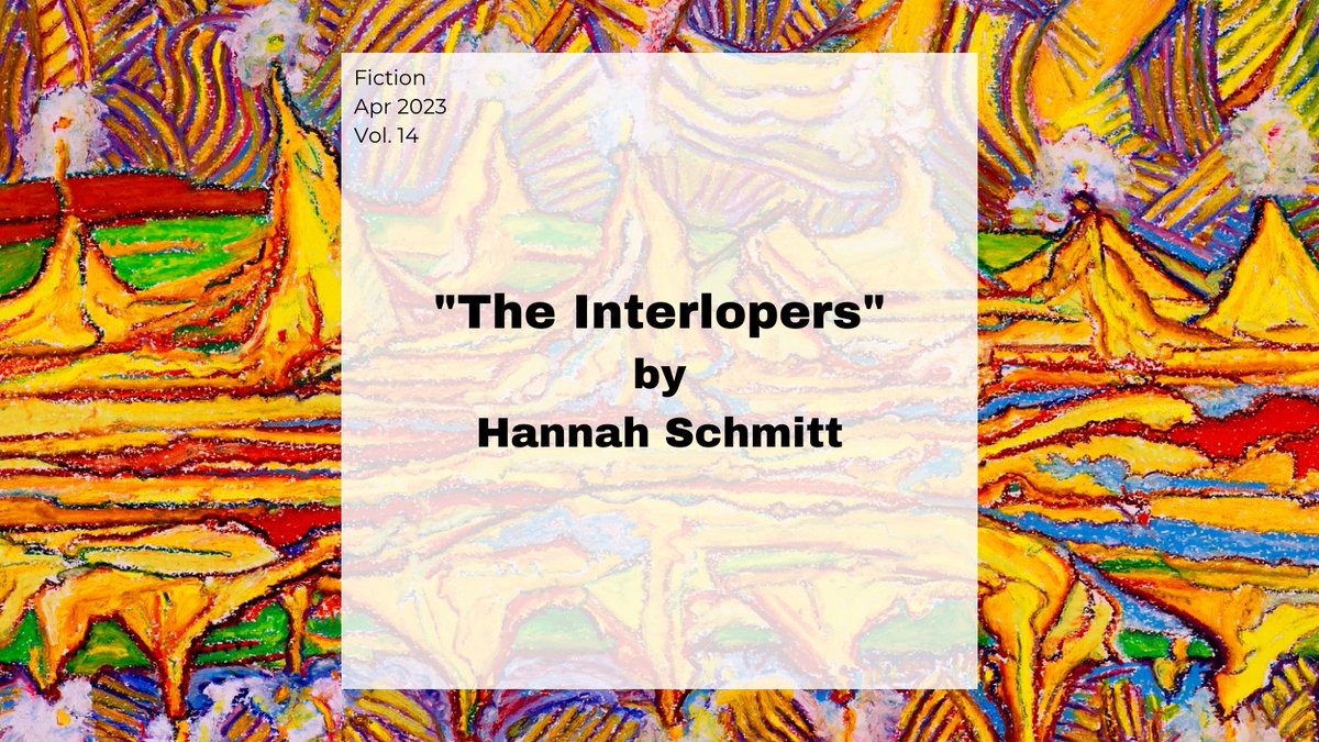 BStormJournal's tweet photo. New fiction out now in our April issue ☀️🌙
Vivid in the desert night, @hanschmit's "The Interlopers" sees siblings' care and a meeting with the titular others.
Featured with Marc D Regan's artwork "Mirror World."
Read it here:
https://t.co/aU8pzQyDLY https://t.co/PAewHfpM1N
