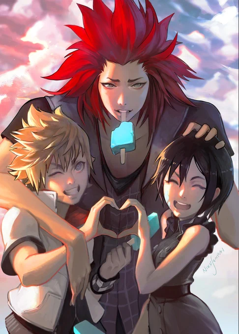 A  few more KH pieces i've done to share for #KINGDOMHEARTS21stAnniversary 