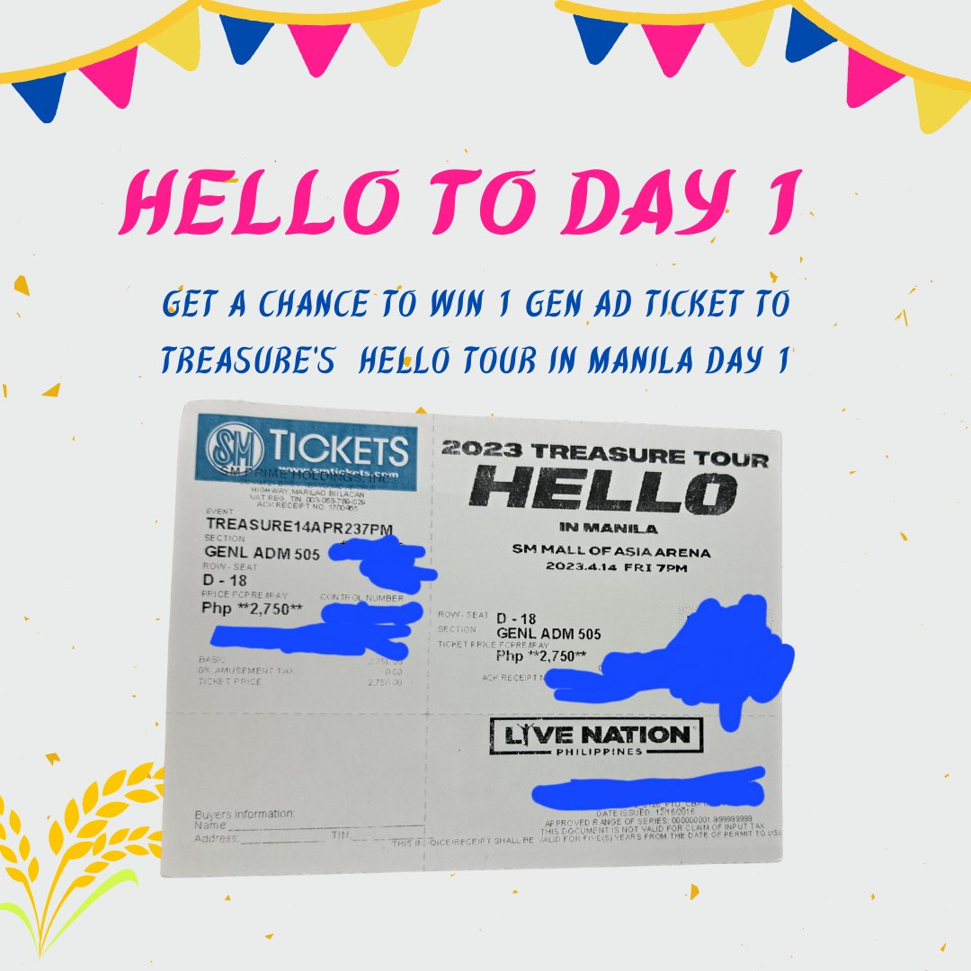TEUMELLOWSWAN's tweet photo. 🖐️Hello Tour in Manila Paid Raffle Event
10PESOS FOR GEN AD
-open to all Filo TEUMEs

TOTAL AMOUNT COLLECTED as of 03-29-23 8:17 AM:
910PHP

All amount collected will be donated to Project Hiyas thru @/TEUNOONAS1
 
How to join:
https://t.co/HCYuC6gt1Q

#HELLO_IN_MANILA #TREASURE https://t.co/3PAJC8d8Eq