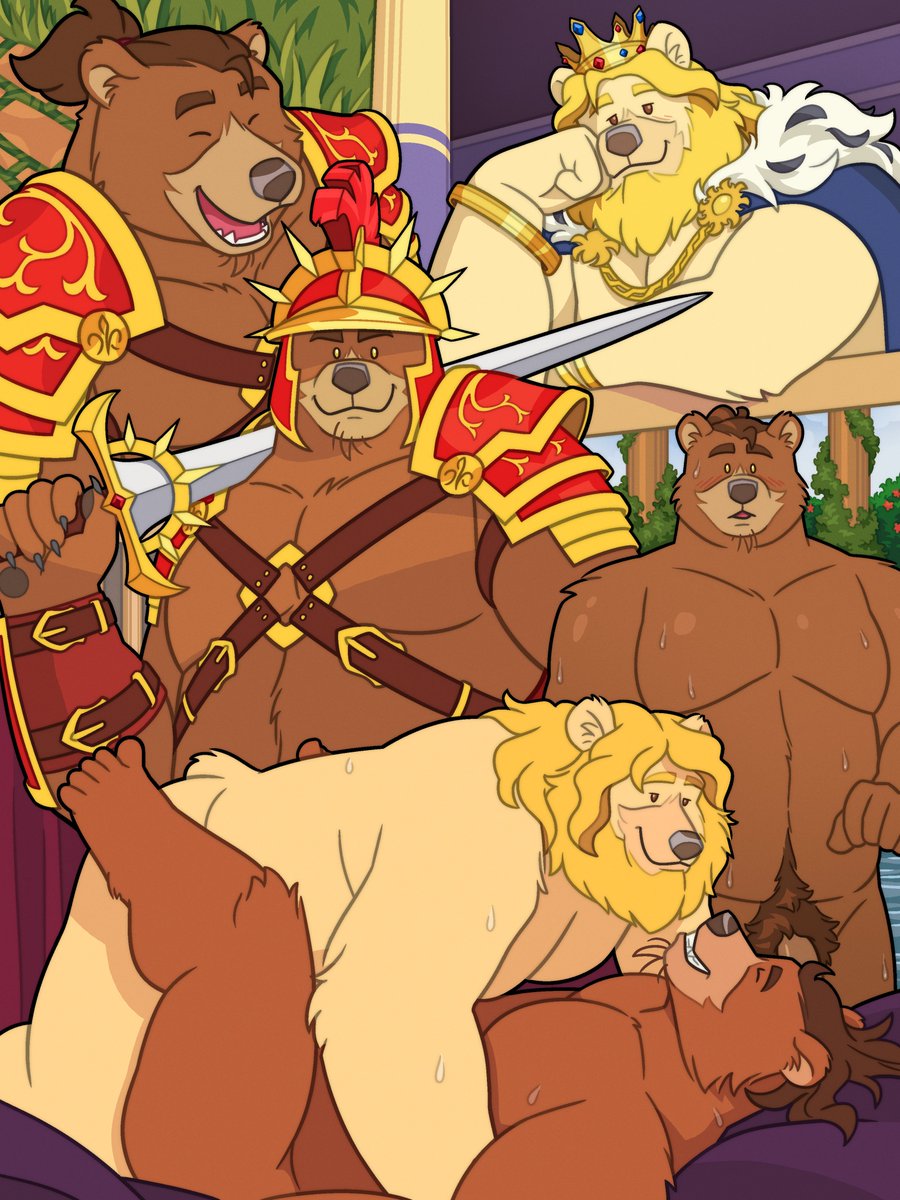 Quasarbearcat's tweet photo. The King's favored knight https://t.co/FUvAJKy2tq