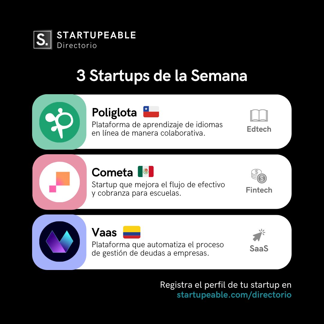 Startupeable tweet media