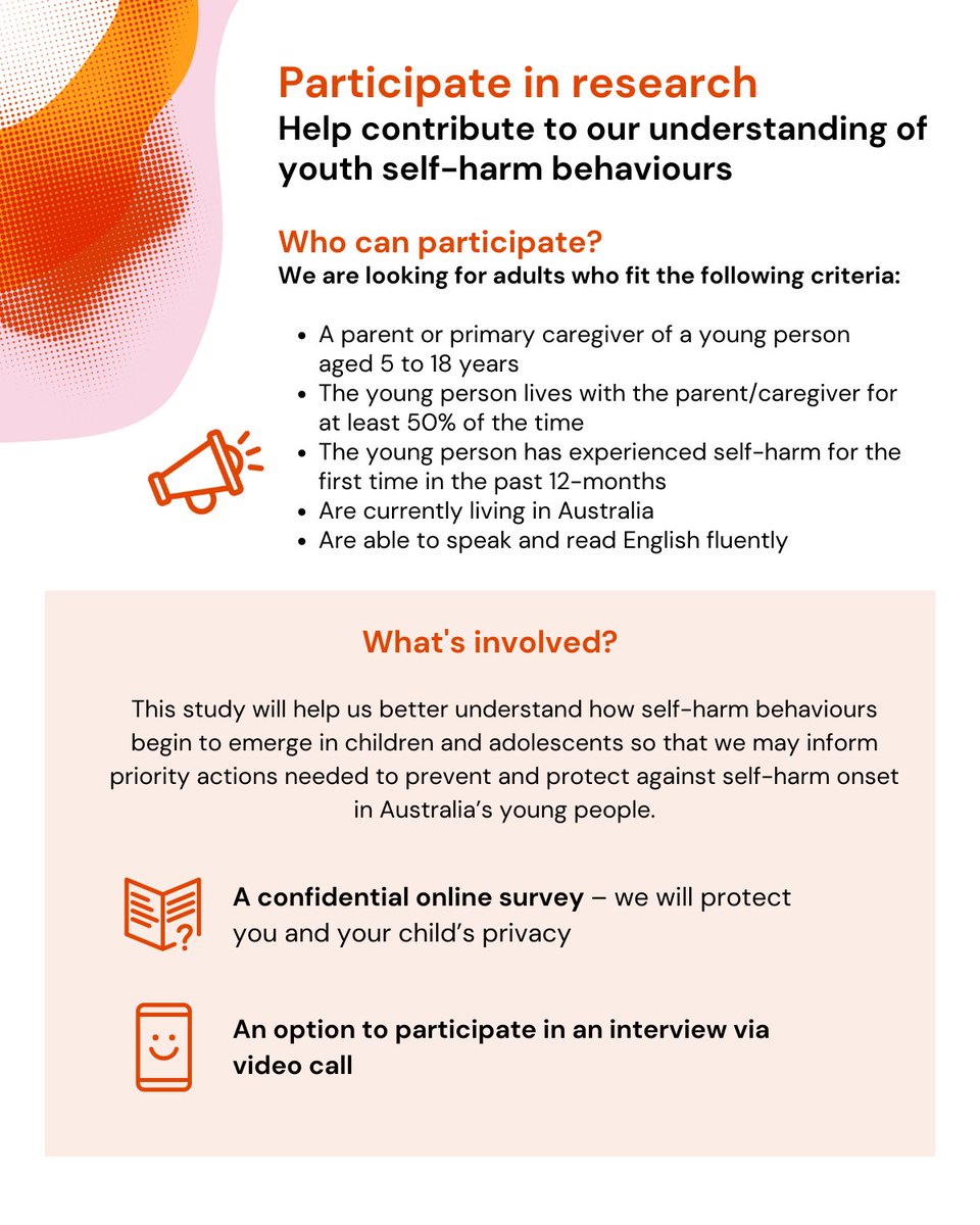 Take part in a confidential survey and/or optional interview to help us find urgent solutions and protect our young people. Learn more information and get started 👉 bit.ly/3LGX0XN