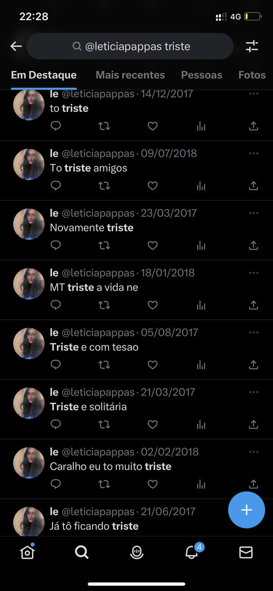 leticiapappas's tweet photo. Sempre fui triste e posso provar https://t.co/rqDzSuoQWb