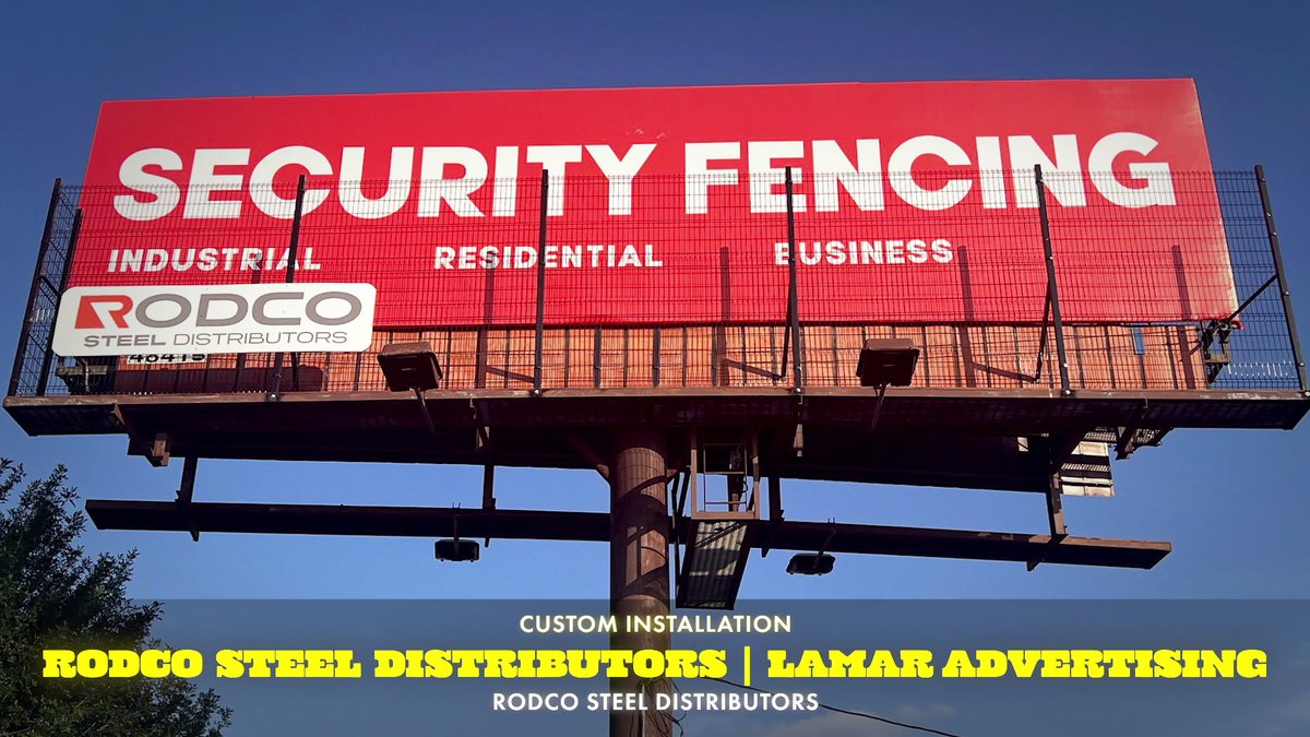 This year’s winner brought The Steel! 

The 2023 Gold OBIE Award winner for Custom Installation is RODCO Steel Distributors and <a href="/LamarOOH/">Lamar Advertising</a>  for RODCO Steel Distributors. 

#OBIEAwards #OOH2023