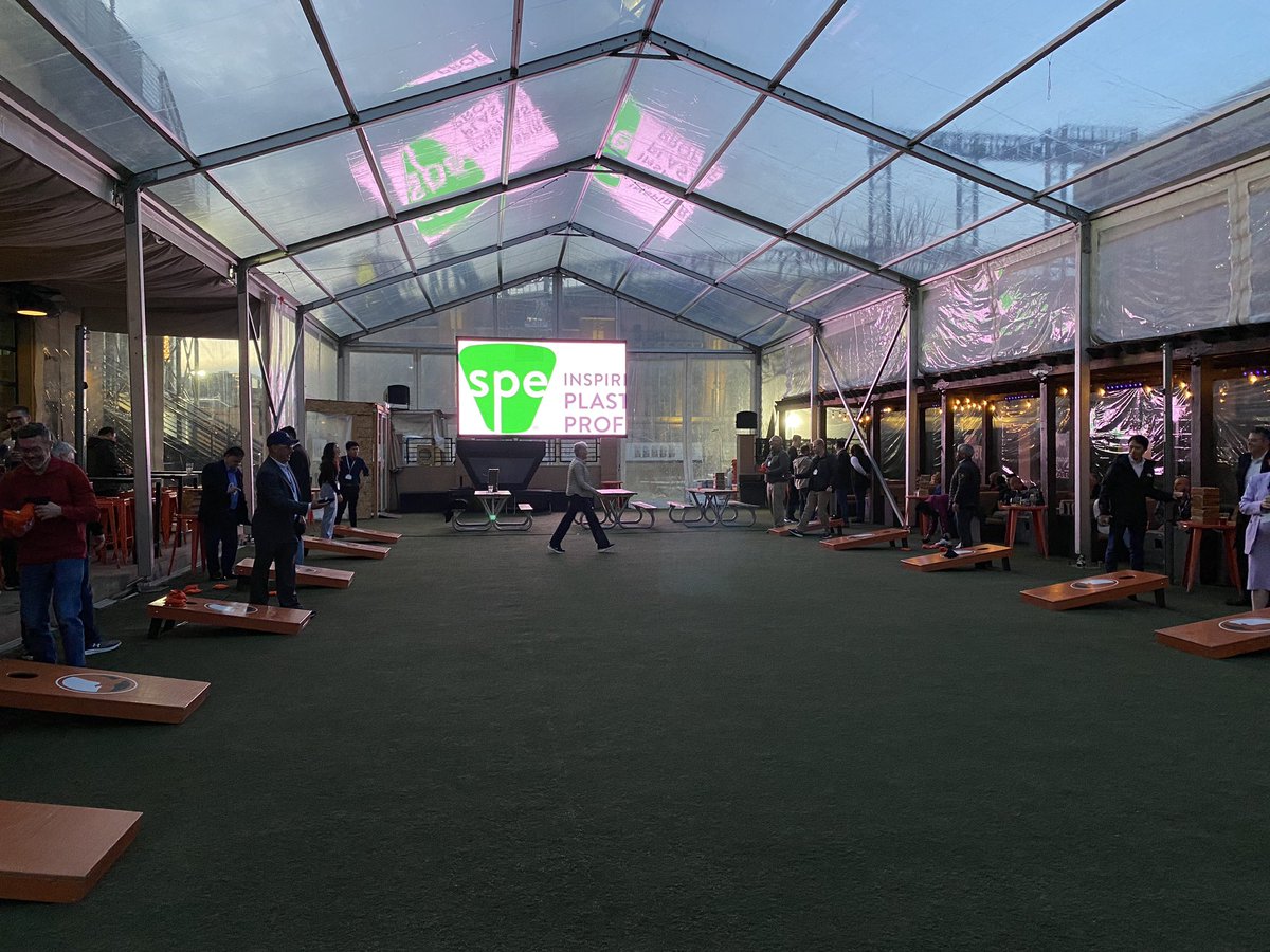 4SPE_Plastics's tweet photo. Day 2 of #ANTEC23 is wrapping up, time for some fun! https://t.co/tkq7ww1LUL