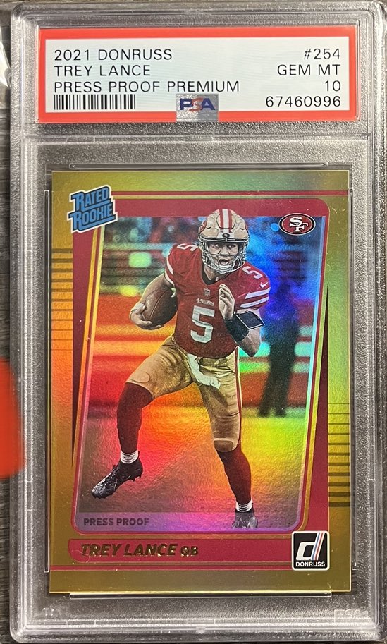 CardManiac88's tweet photo. Does Trey Lance have what it takes to steal the starting job from Purdy? Do you think this card is a buy/sell/hold? https://t.co/8LKpx5q0Me