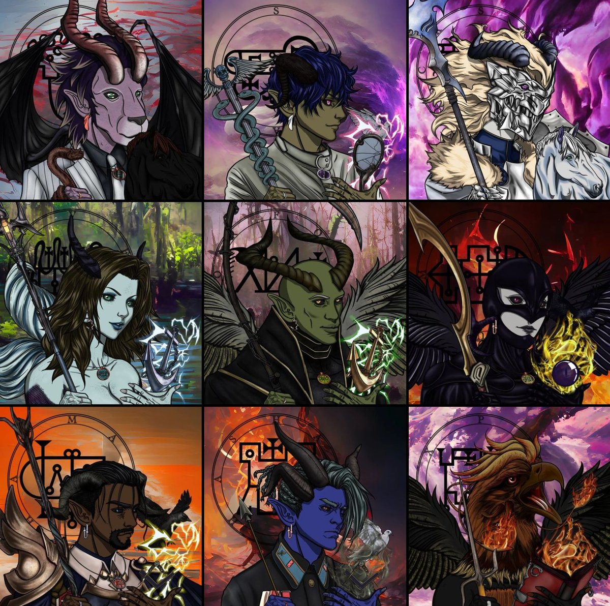 ArsGoetiaX's tweet image. 63 Great Goetian Spirits  have been unleashed from hell. Summon your kindred Goetian spirit now with Ethereum🕯️🌿👻😈👇🏻

opensea.io/collection/ars…

#NFTGiveaways #NFTdrop
#NFTCommunity #arsgoetiax