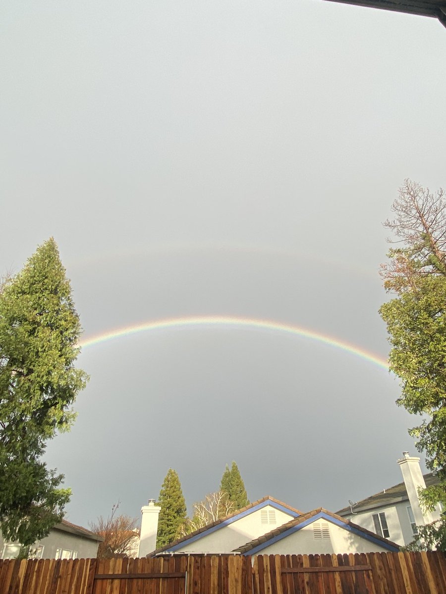 runningawry's tweet photo. Missing my Mom real bad the last few days and I asked her for a sign today and this is the current view from my backyard ๐๐๐ #soneeded #iamgoingtobealright https://t.co/nBgCBtxkLY