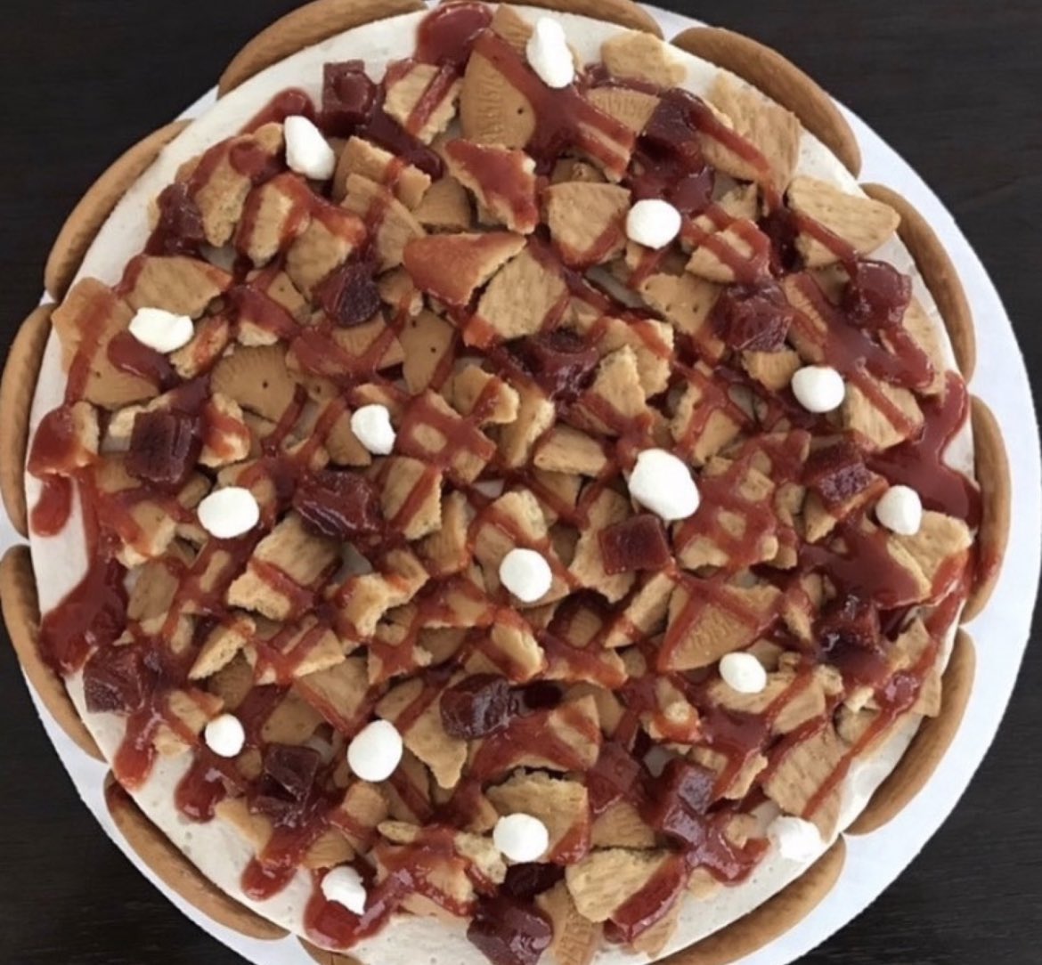 Abuela Maria ice cream cake (guava, cream cheese &amp; graham crackers)