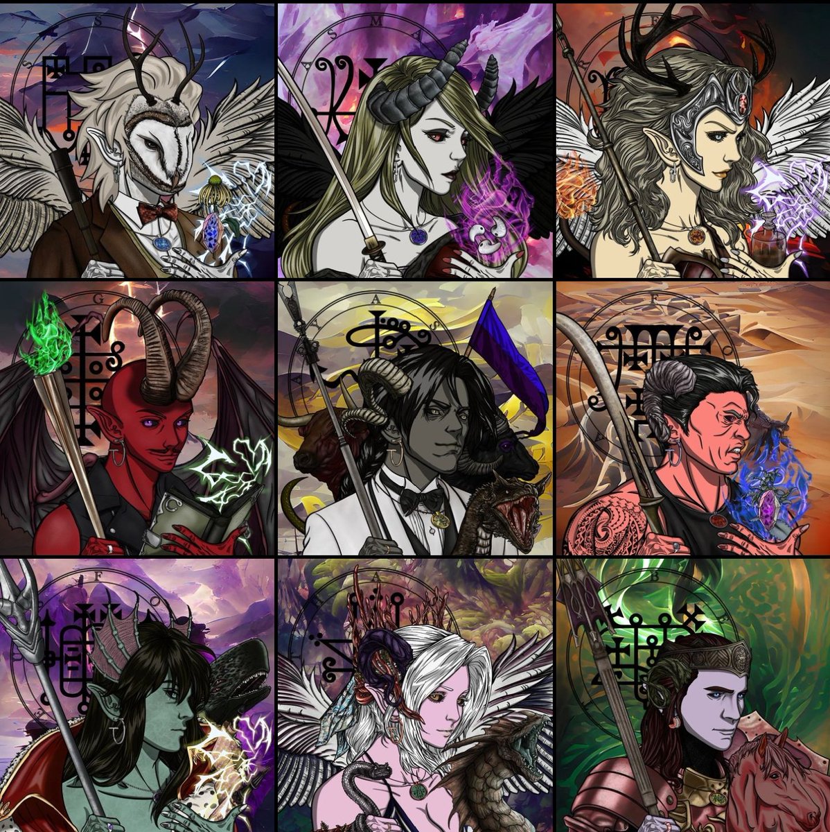 ArsGoetiaX's tweet image. 63 Great Goetian Spirits  have been unleashed from hell. Summon your kindred Goetian spirit now with Ethereum🕯️🌿👻😈👇🏻

opensea.io/collection/ars…

#NFTGiveaways #NFTdrop
#NFTCommunity #arsgoetiax