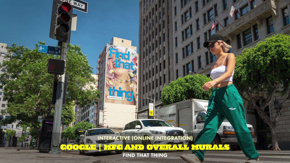 The 2023 Gold OBIE Award in the Interactive (Online Integration) category goes to <a href="/Google/">Google</a> and MFG and <a href="/OverallMurals/">Overall Murals</a> for Find that Thing.

They made the most of dwell-time urban environments, creating intrigue &amp; discovery for their image recognition tools.

#OBIEAwards #OOH2023