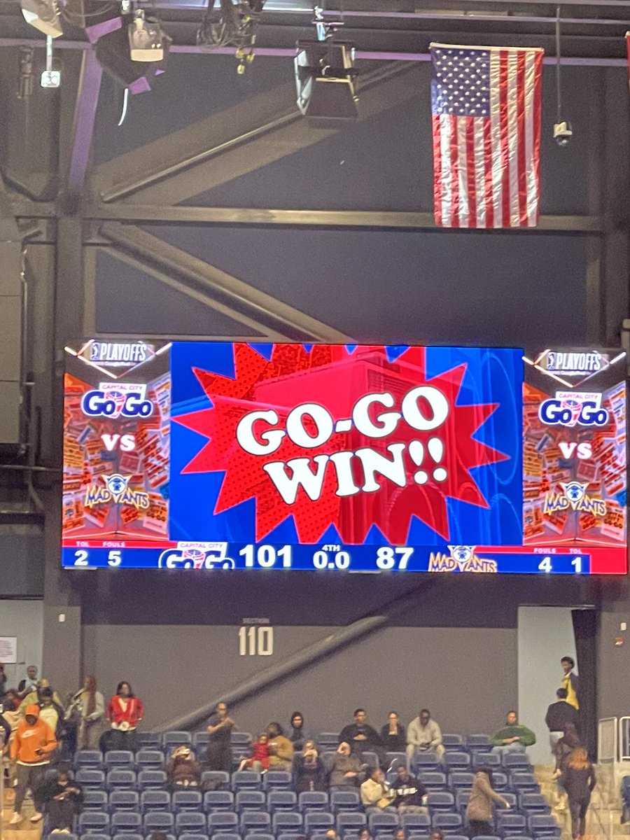 HUMensBB's tweet photo. And the #BeatOfDC marches on as the @CapitalCityGoGo advance to the 2nd round of the @nbagleague playoffs ! https://t.co/X3OhH0P1au