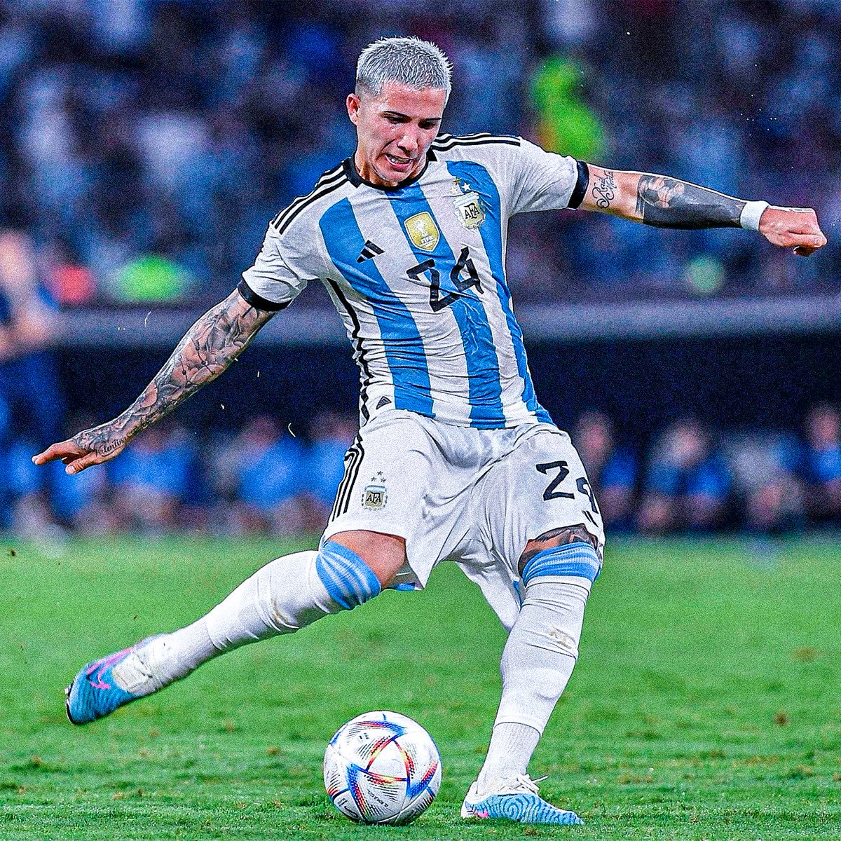🇦🇷 Enzo Fernández ante Curazao:

➜ 50 minutos
➜ Golazo
➜ 41/44 pases completos (93%)
➜ 3/3 pases largos (100%)