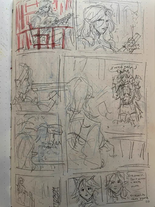 oc art from sketchbook 