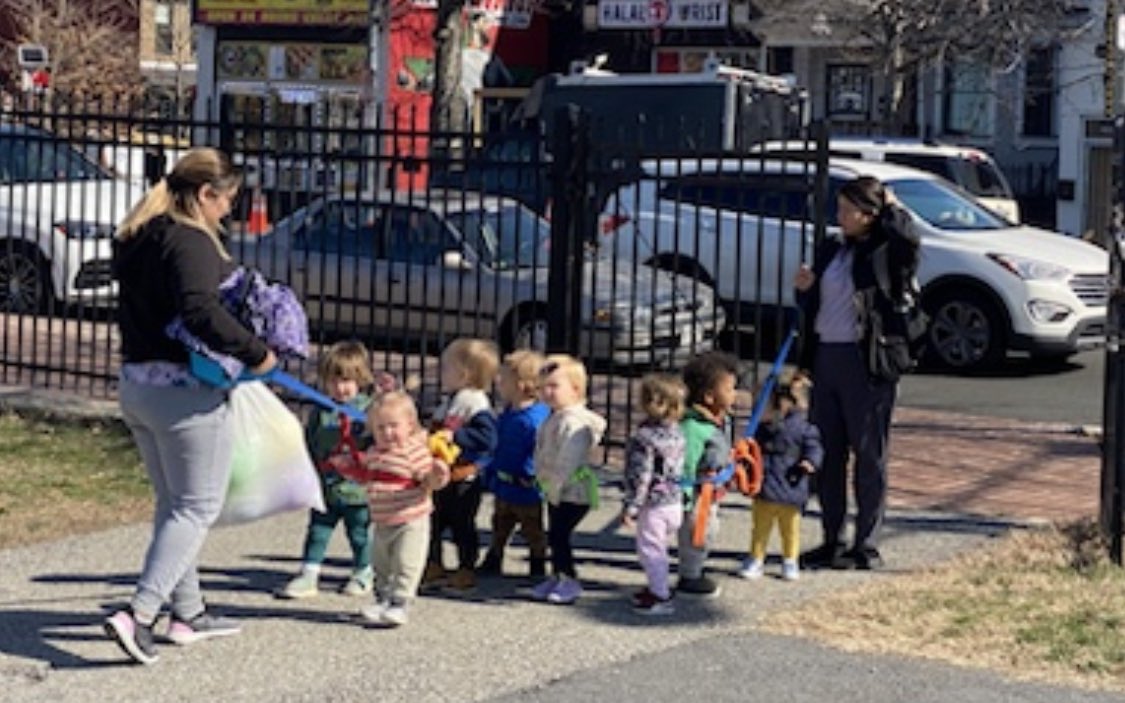 With the beautiful weather, here is a reminder that nearly every sunny day, kids are brought to Bruce Monroe Community Park by child care instructors to get exercise. This park is a community gem.
