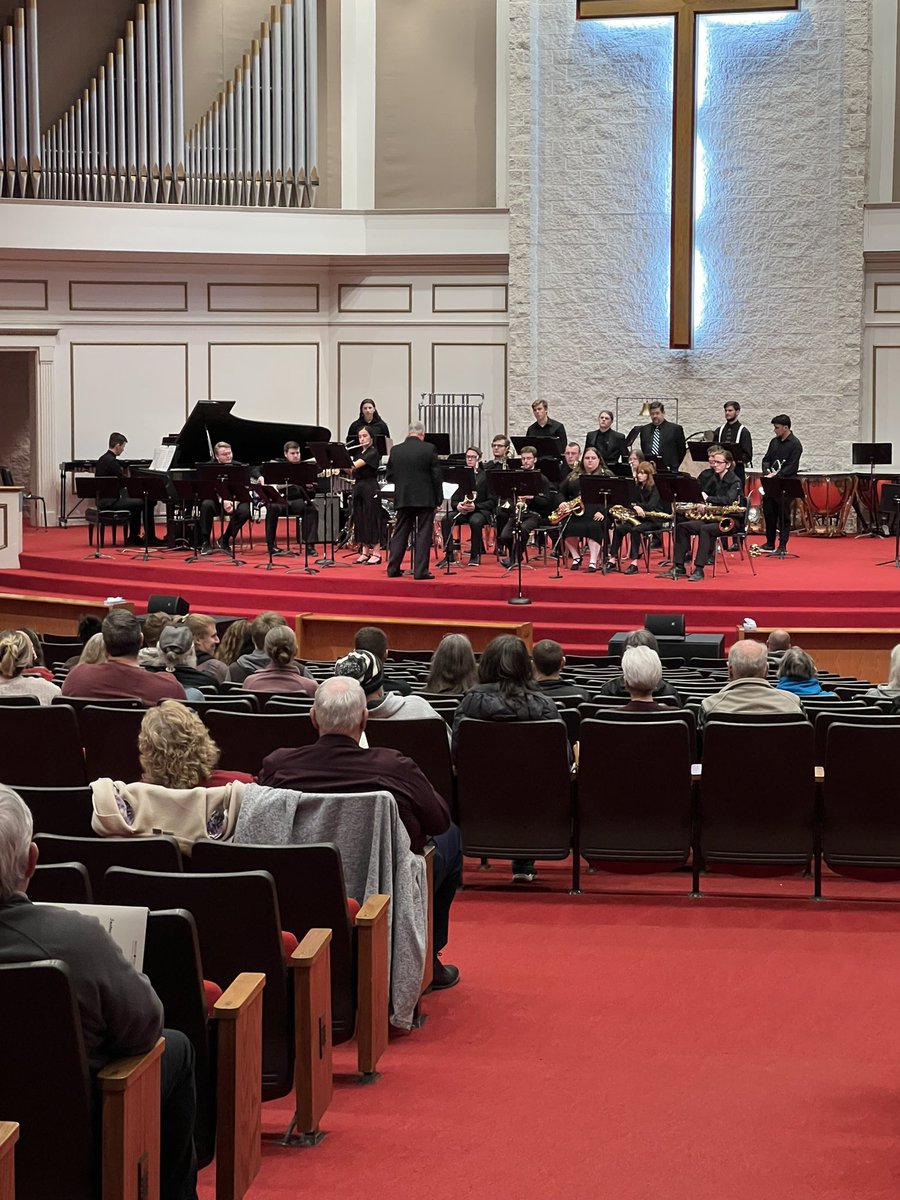 sspauldi's tweet photo. MVNU Wind Ensemble and Jazz Band Concert at 7:30 pm in the R.R.Hodges Chapel Auditorium.  It was awesome!!  I especially loved the Star Wars Marches!  We are proud of our Music Department!!  #BRAVO https://t.co/7hgvqmZqx3