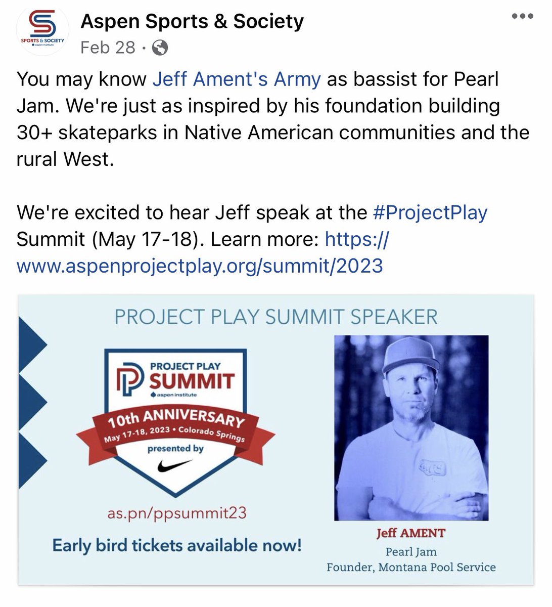 #projectplay in #Aspen.

aspenprojectplay.org/summit/2023
