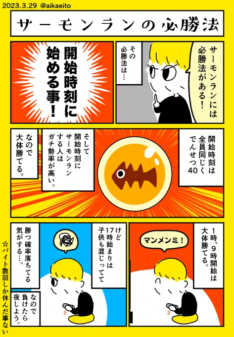 サーモンランの必勝法 