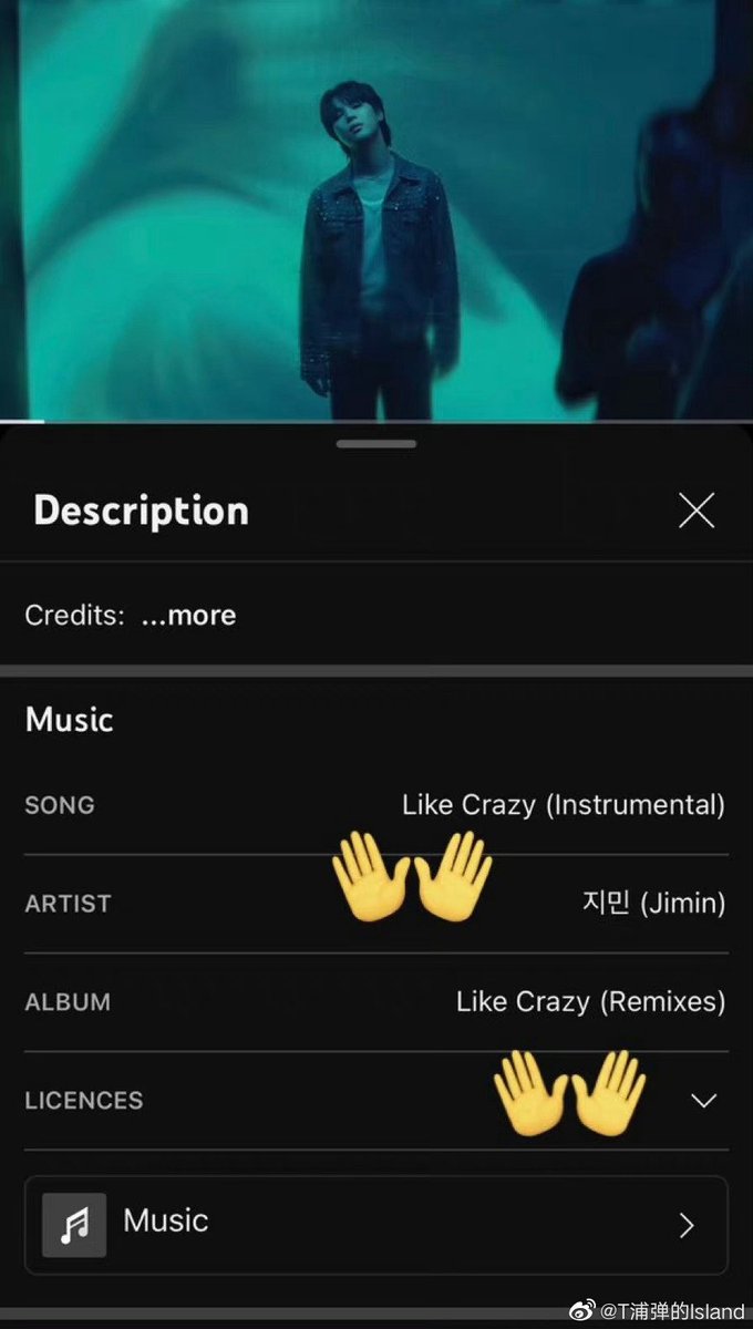 RMmoniii's tweet photo. Hey! @YouTube @youtubemusic @BIGHIT_MUSIC We've noticed that 'Like Crazy' Official MV is wrongly tagged as 'Like Crazy (Instrumental)' on YouTube Music. Please correct this as soon as possible and work so that this situation doesn't happen again in the future. Thanks in advance. https://t.co/K9gQsPbtmb