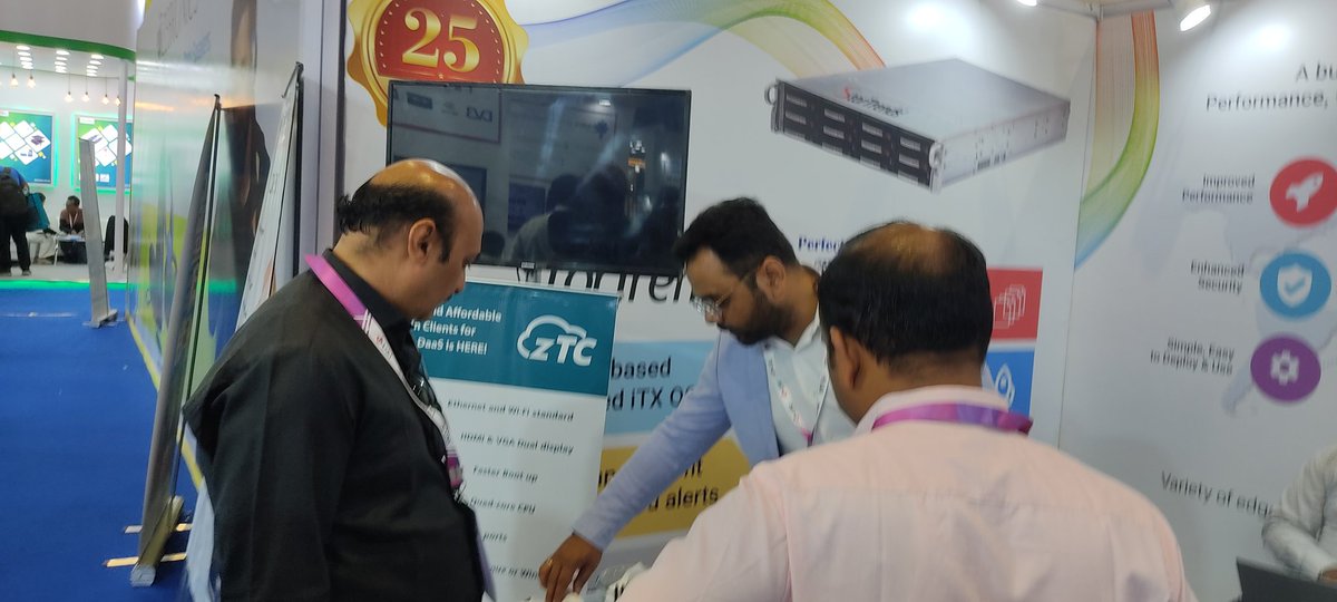 Day2 was one of the busiest days of the 30th @Convergenc India 2023,
 Visit us Hall No. 5 / Booth No. D 323 
#AmZetta #CI2023 #SDWAN #Cybersecurity #IP #SAN #NAS #Storage #VDI #5G #SDWAN #Technology #DigitalTransformation #NetworkSolutions #Telecommunications