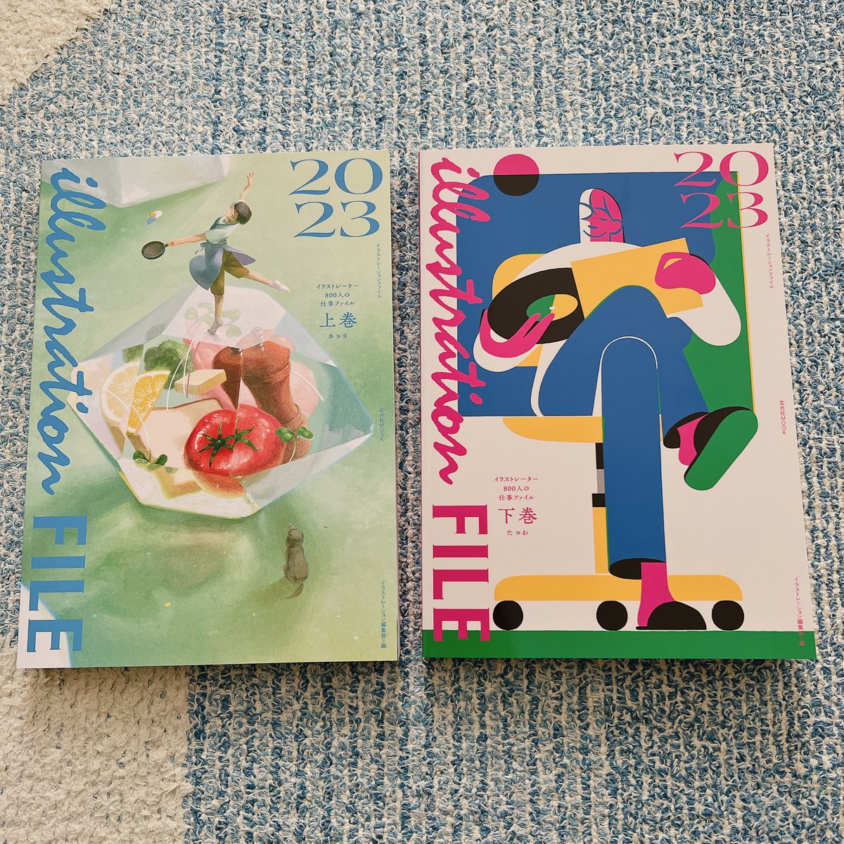 今年のイラストレーションファイルに下巻に掲載いただきました。たくさんのお仕事のご縁がありますように☺️ 