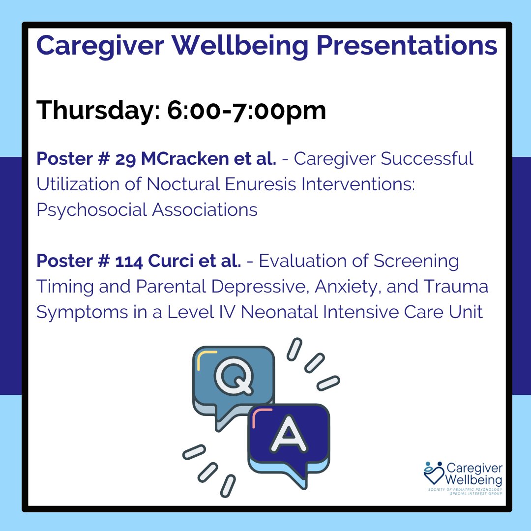 Starting #SPPAC2023 off with some great caregiver wellbeing focused posters! 

#thisispedpsych #caregiverwellbeing