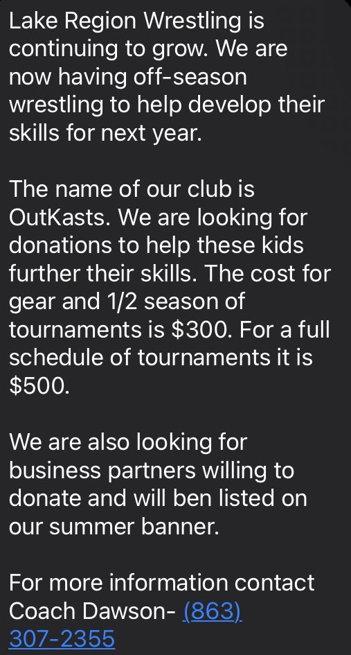 Or send money with the name of the athlete your donating for to our team cashapp 
All the helps to push our team in growth and size