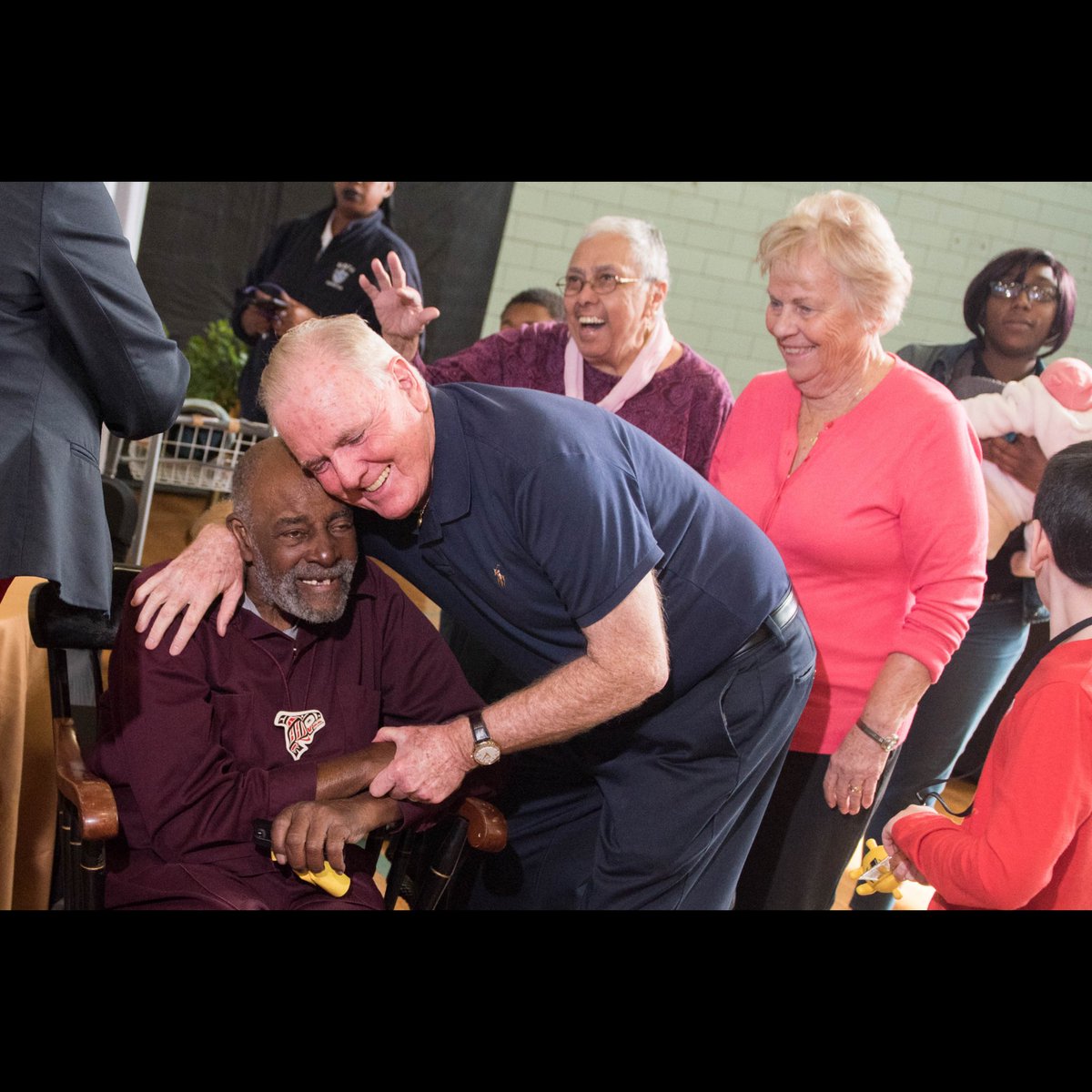 DerekImage's tweet image. In honor of Mel King I wish to share this image of him with his former adversary Ray Flynn, holding no hard feelings. 
With politics the way it is now, it is important to see that people can get along. 
#MelKing #BostonStrong
@universalhub @BINJreports