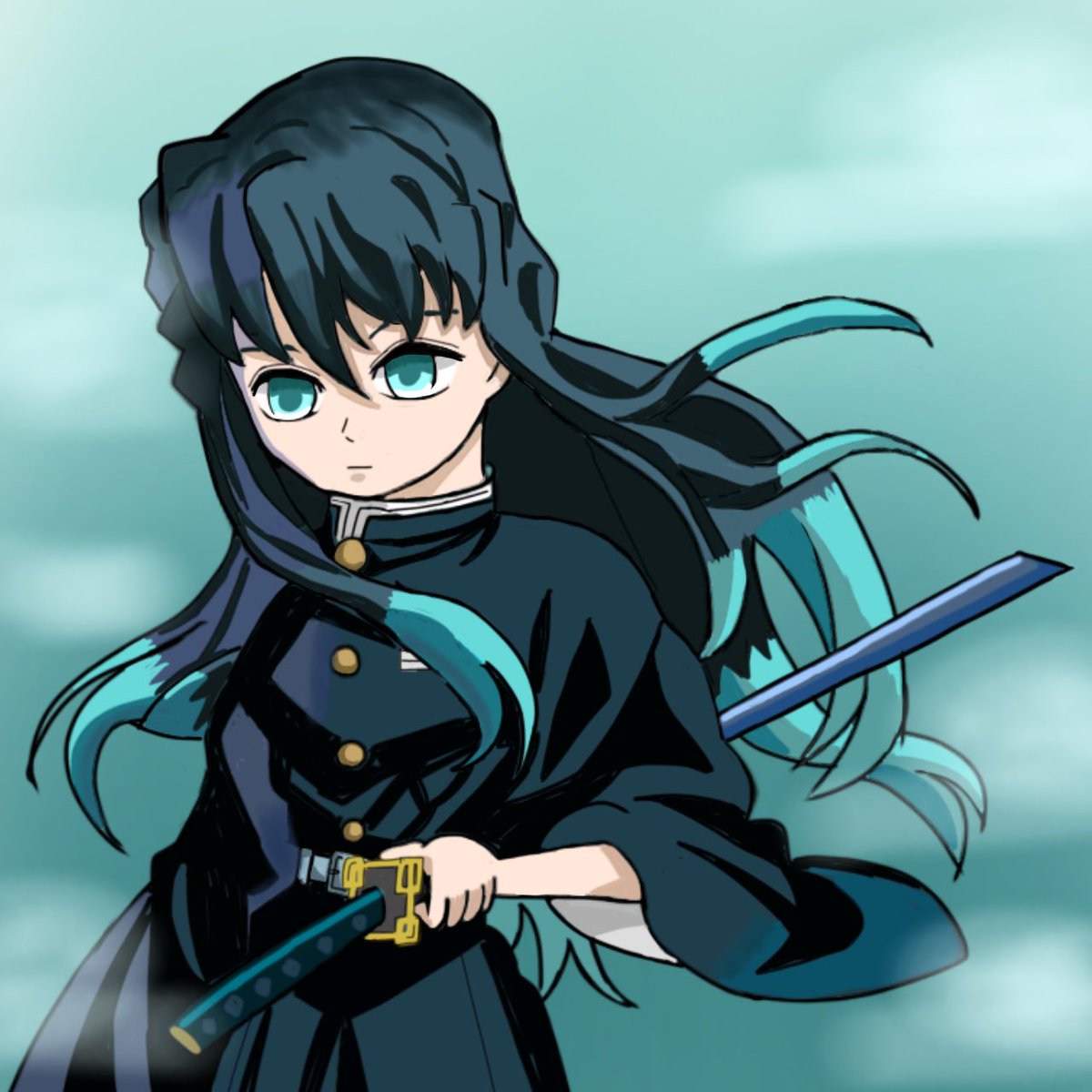 🌸💥サクラ姫/カブちゃん🎀さんがTwitterに投稿した時透無一郎(鬼滅の刃)のイラスト。