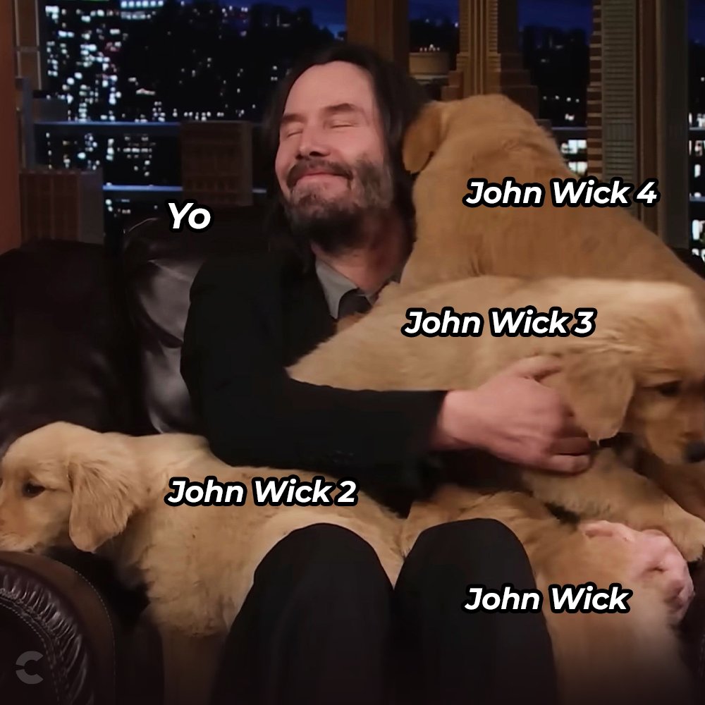 Cinepolis's tweet photo. ¡Así me ponen las pelis de John Wick! #JohnWick4 https://t.co/EN16Mt8J5Q