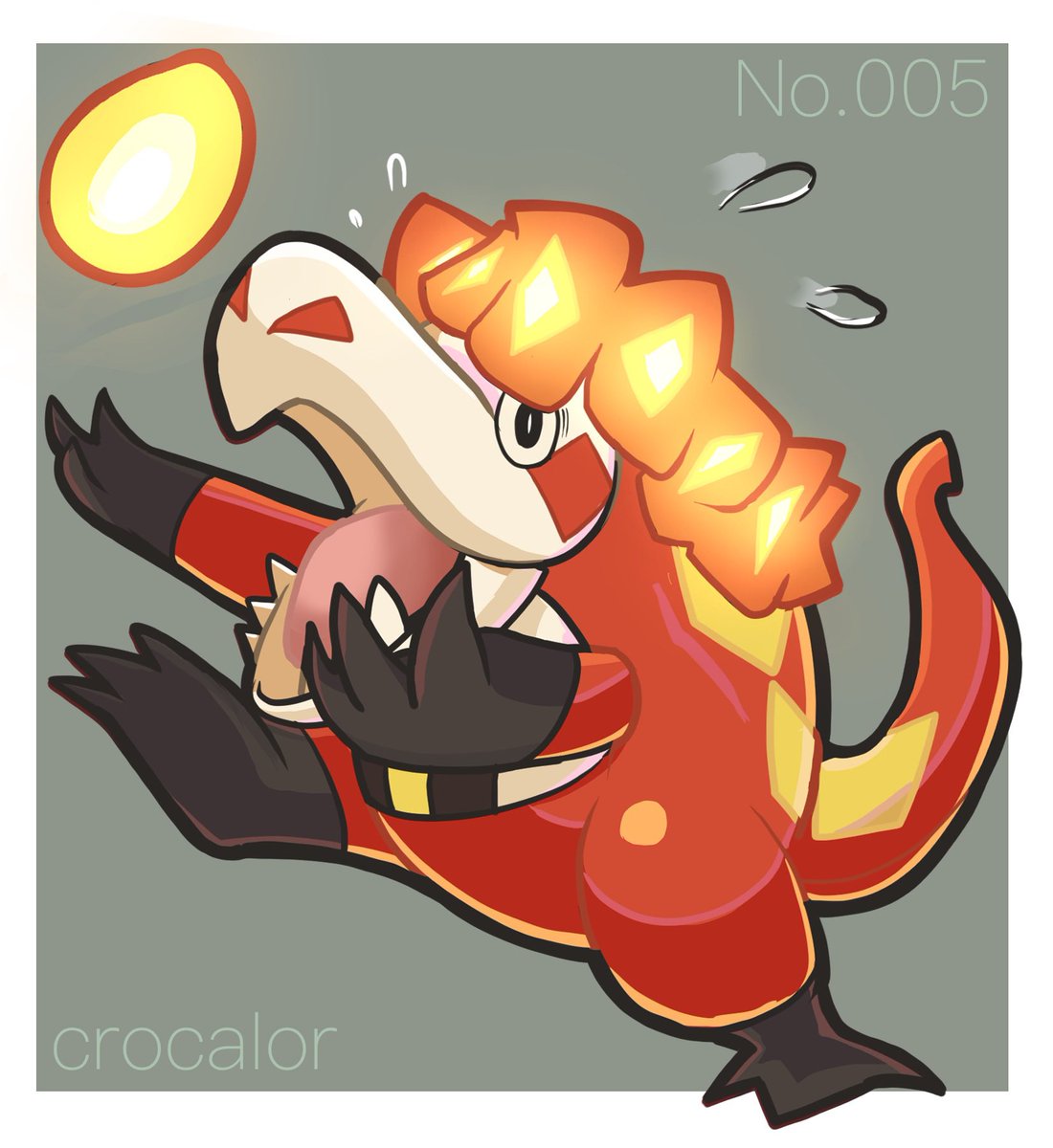 ポケモン「アチゲータ#ポケモンSV 」|二角(ニッカド)のイラスト