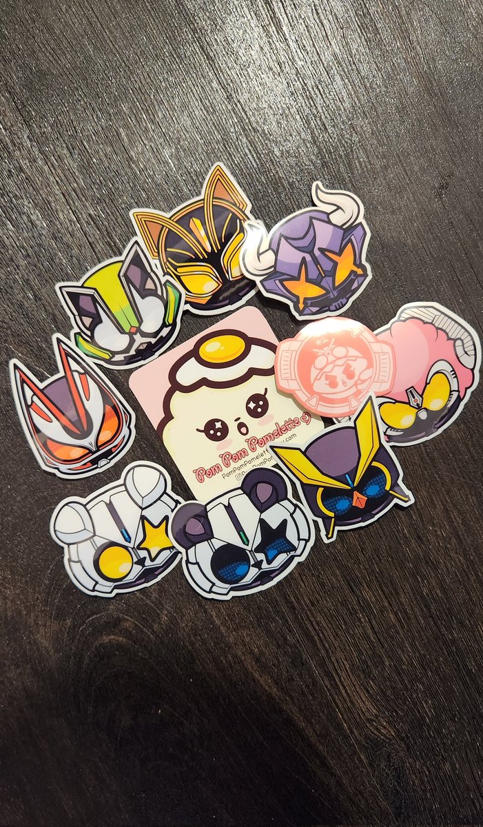 jeymad4tin's tweet photo. SLAP CALL
Shoutout to @ByThe13th and @pompompomelette for these amazing stickers! Check out their etsy stores! I love their work and I'm thankful for what they do!

Bythe13thshop
https://t.co/kfN09wKYzP

Pompompomelette
https://t.co/z92A0g9zTA

#kamenrider https://t.co/Rhr5AU6EvF