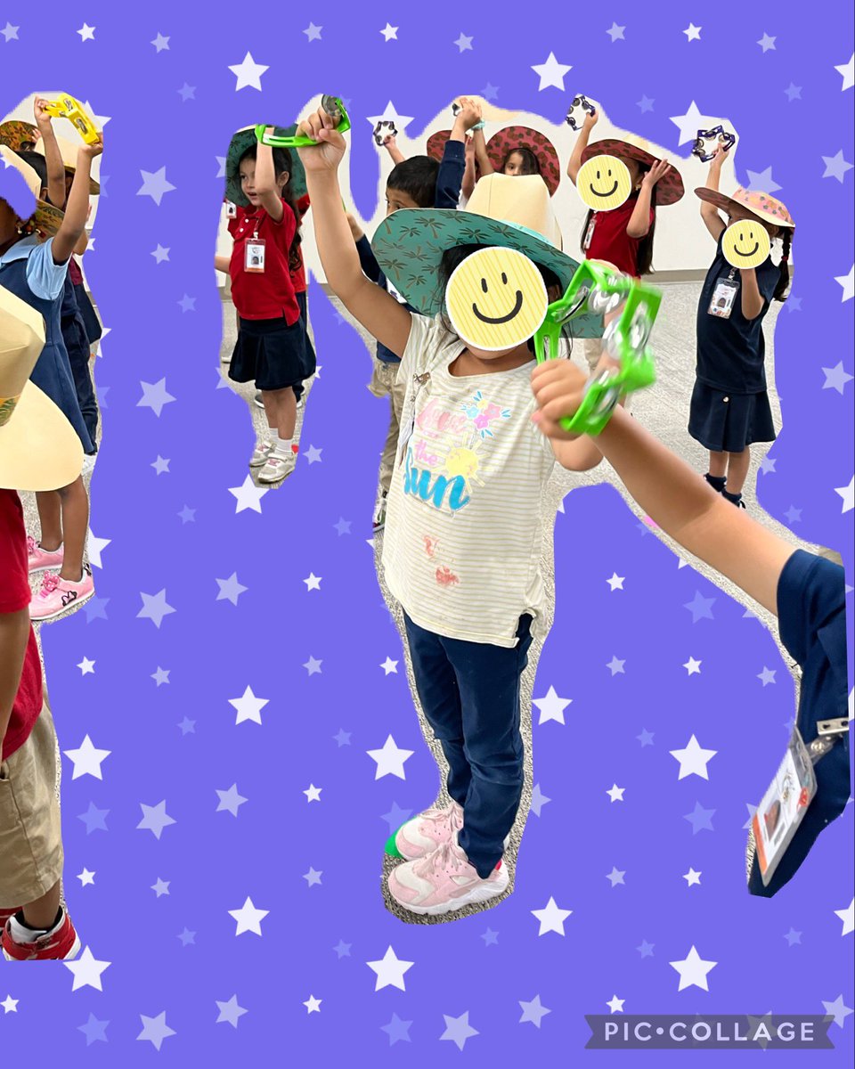 JELCMusic's tweet image. We love moving to the tambourine beat @Jefferson_ELC @AliefISD @aliefFineArts with cowboy hats for good measure! #earlychildhoodeducation #percussion #setupforsuccess