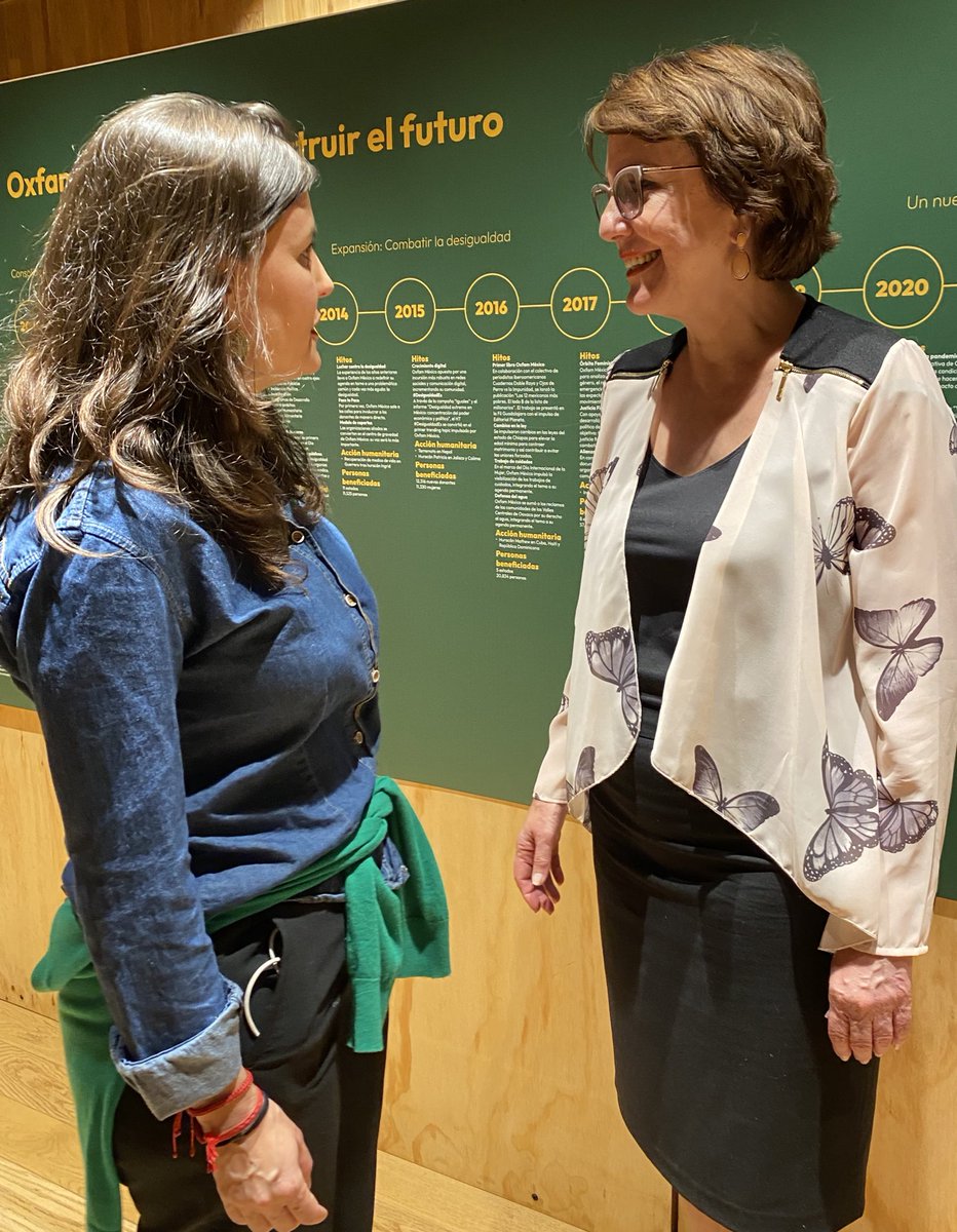 PatriciaMercado's tweet photo. Me escapé un rato a felicitar a todo el equipo de @oxfammexico por su 27 aniversario de trabajo a favor de la igualdad.
Sus informes y análisis nos ayudan mucho en causas como los derechos laborales y de cuidados, siempre con perspectiva de género.
¡Que sean muchos años más! https://t.co/GDJIQP1hYh
