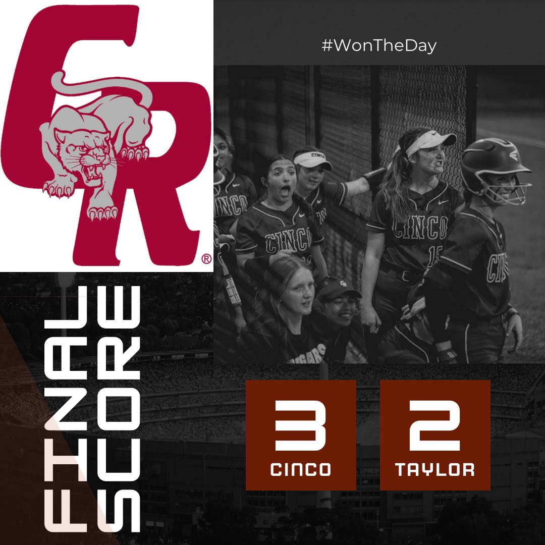 Cougars squeak by the Mustangs!  #WonTheDay #cpoe