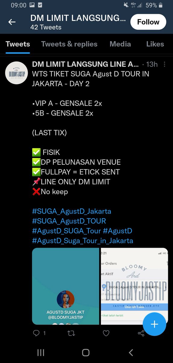 namgijins's tweet photo. HELP RT

Scammer penginapan AgustD bloomyjastip, kalian hati2 ya kalau nemu sharing room model begini tweetnya. Aku habis kena scam, salahku juga karena buru2😔 dan ternyata dia nipu tiket AgustD dan Kim Seonho juga https://t.co/pHulemi7Lo