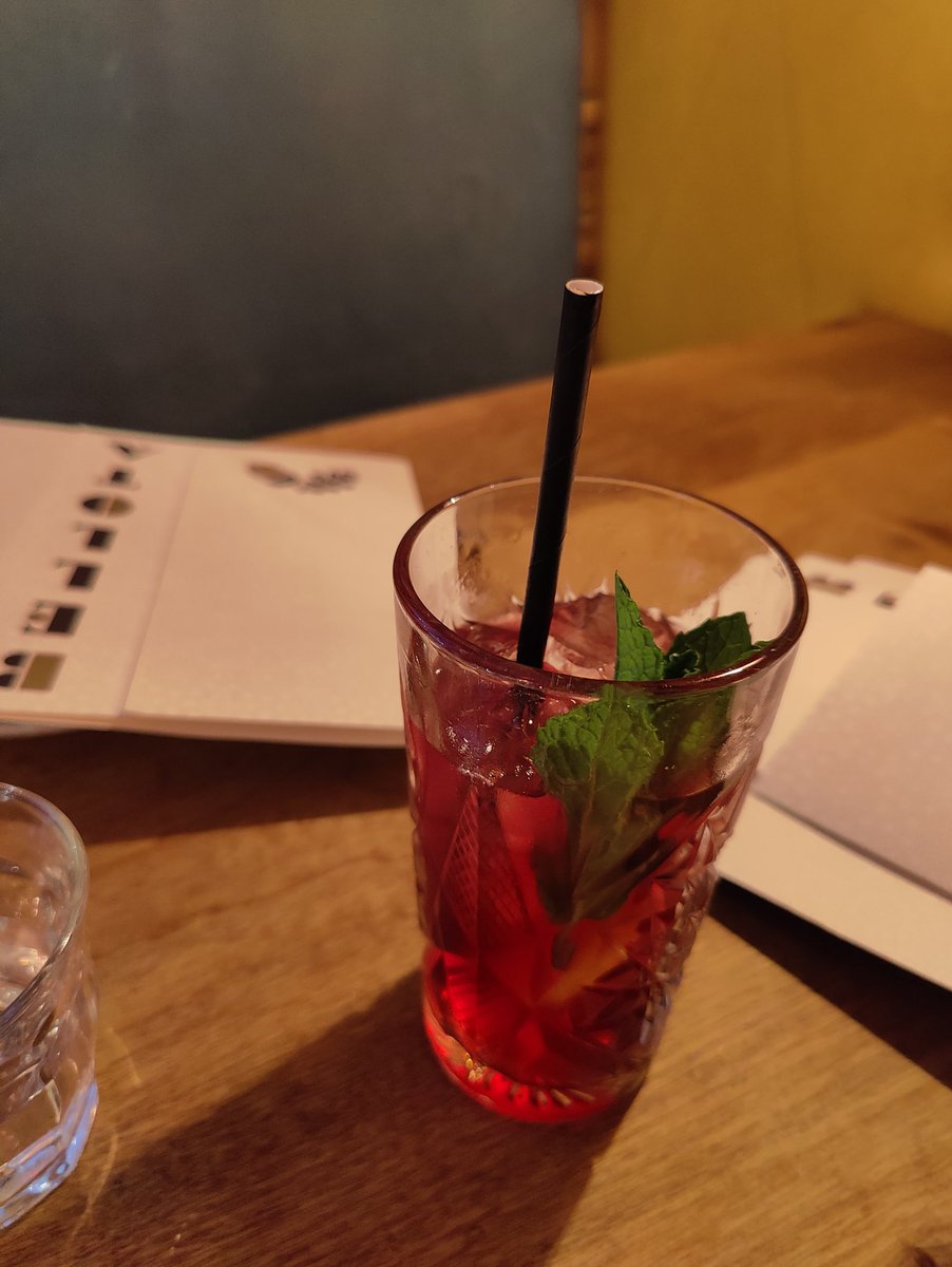 Sangria with mint 🙄