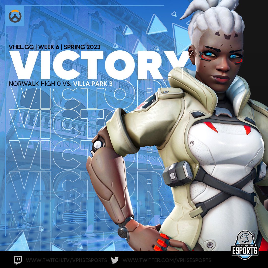 vphsesports's tweet photo. Week 6 Victory!!!
We are now 4-1 in our division/group. Thank you to Norwalk High #esports for the fun match. The journey continues as we head into week 7 and gear up for playoffs.
#vphsesports #vphs #villaparkhighschool https://t.co/SA70CfK45Y