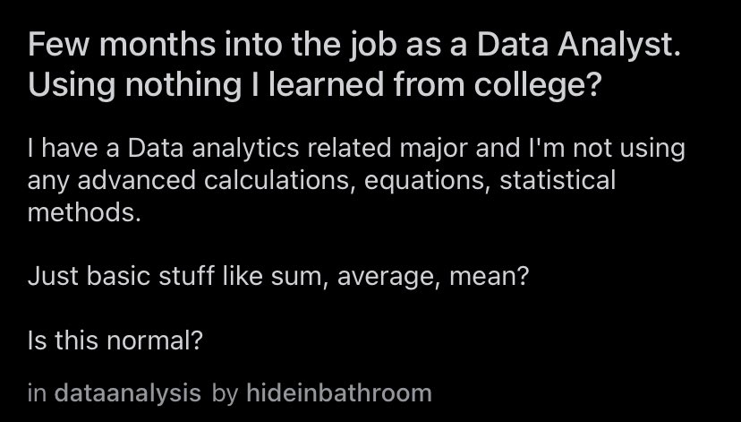 Another person has joined our data community on this blessed Tuesday