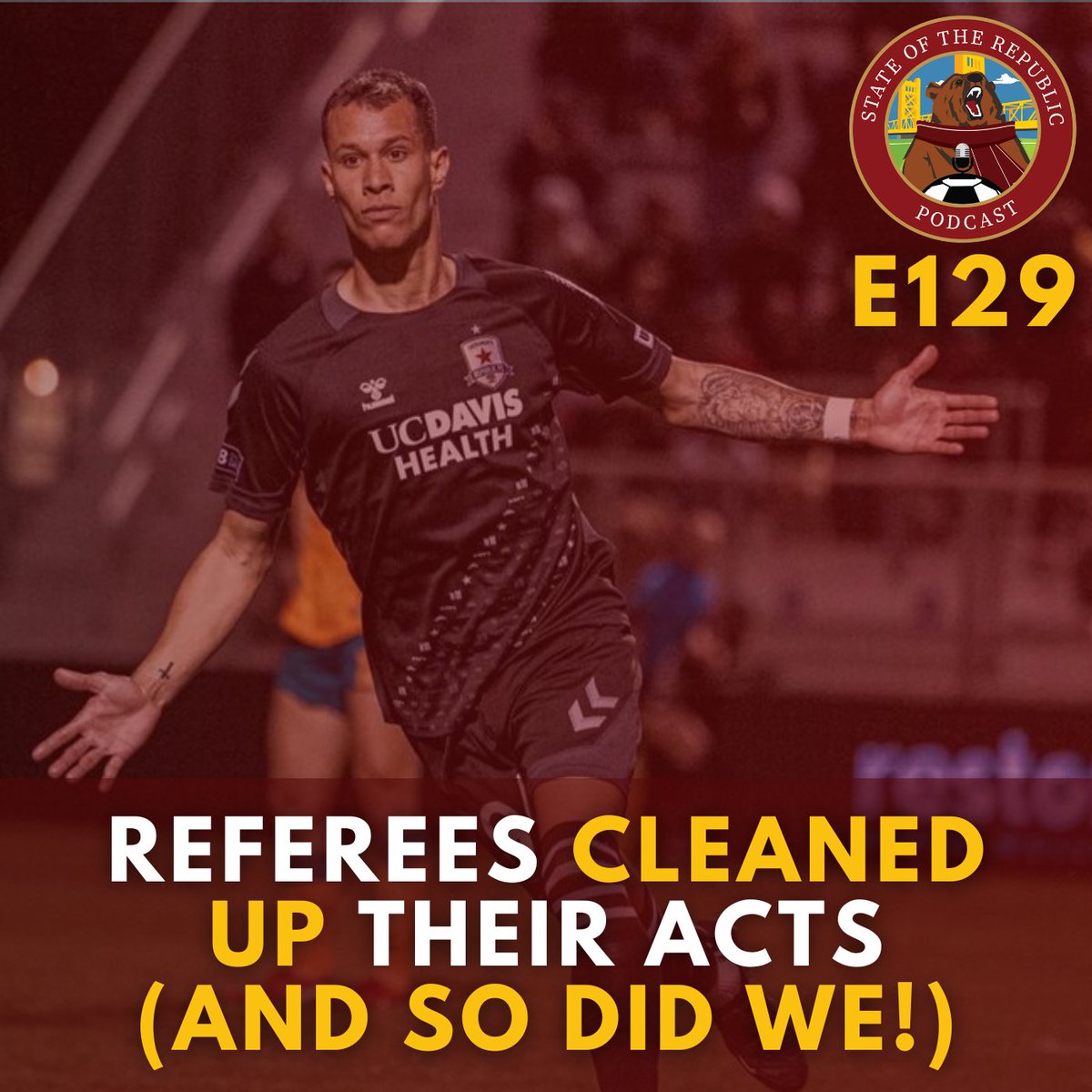 StateRepublic12's tweet photo. New episode! And this time with no referee complaints (thankfully!) Also, HAPPY BIRTHDAY @PortPowerAZ!! Wish him a happy (late) birthday on the comments! 🥳

🎧 https://t.co/DSEb4qh7m5 or wherever you get your podcasts! 

#SacRepublic #Sacramento #Soccer #Podcast https://t.co/uZkTNBB9w8