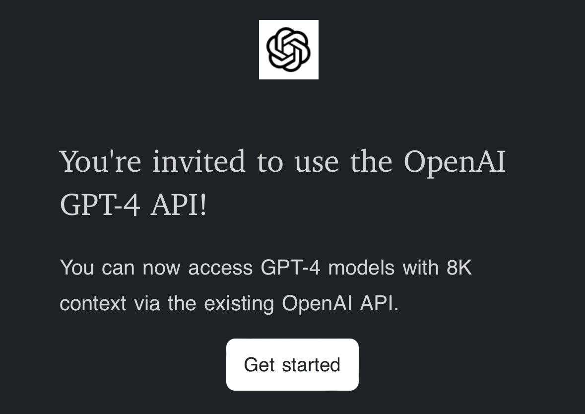 Now I can really start playing with ⁦<a href="/OpenAI/">OpenAI</a>⁩ GPT 4 :)
