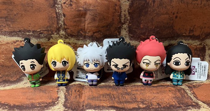 【プライズ】新景品🌟HUNTER×HUNTER 立体ラバーマスコット①が登場致しました✨ゴン、キルア、クラピカ、レオリオ