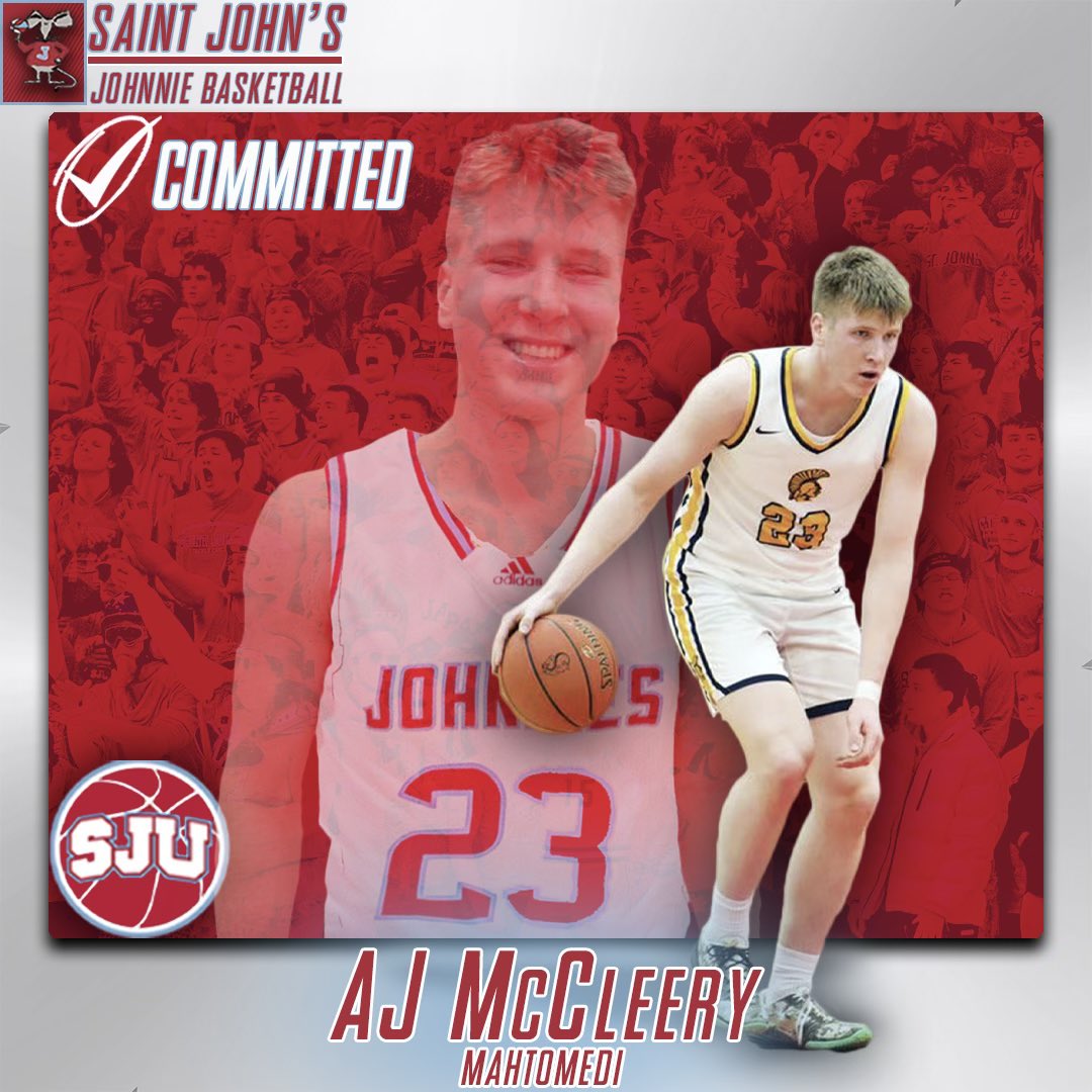 I am blessed to announce my commitment St. John’s! Thank you Coach McKenzie and the St. John’s staff. I am extremely grateful for my AAU Coaches <a href="/grassrootshoops/">train</a> and <a href="/CoachQ_MN/">coachQtraining</a>. Without their support and guidance I would not be where I am today! <a href="/FreshCoastHoops/">Fresh Coast Hoops</a> <a href="/AndOneFilms/">Jack Pfeiffer</a>