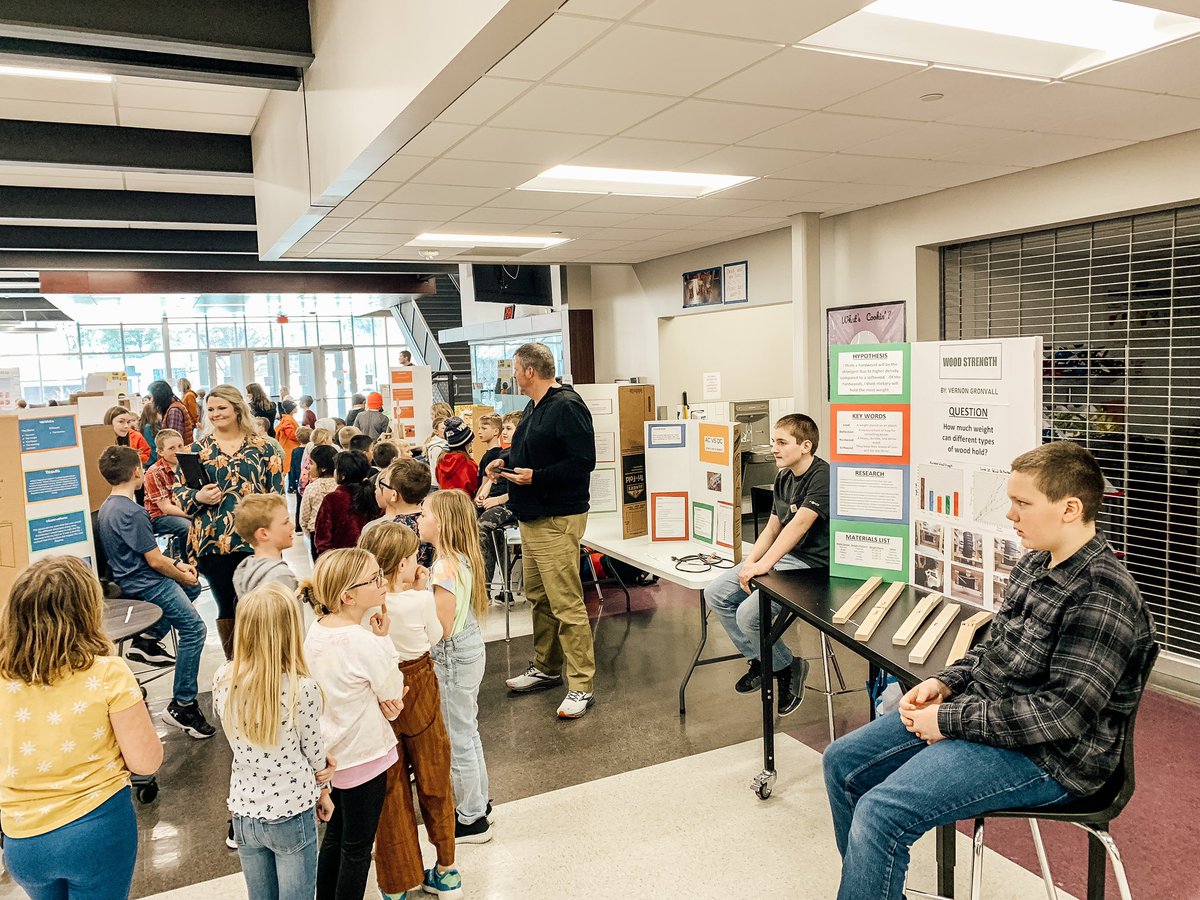 We had our 3rd Annual STEM Fair today! Thanks to all who visited, and to our educators, volunteers, and community partners for making the STEM Fair a HUGE success! All of the students did an outstanding job with presenting their projects. #goodhueschool #proudtobeawildcat