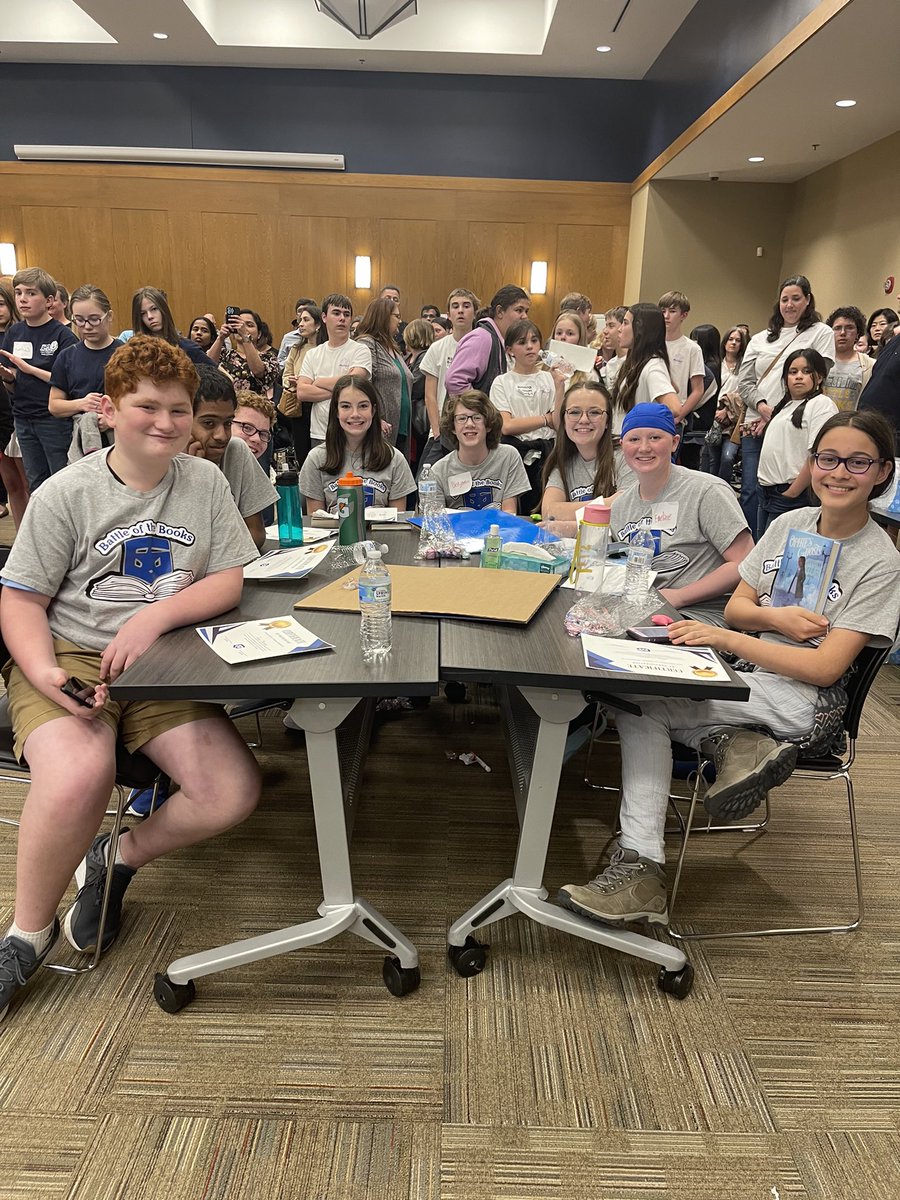 wcsGMSjk's tweet image. Five back to back wins for the Battle of the Books team! Half a decade of first place finishes. Impressive and unprecedented! Super proud of these incredible kids and fellow coaches! #GMSgenerals #22generals23 #GeneralsLead #Dynasty @wcsGMS @WCSedu