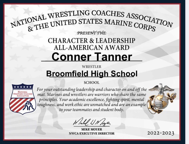 Thank you NWCA and USMC for the honor!