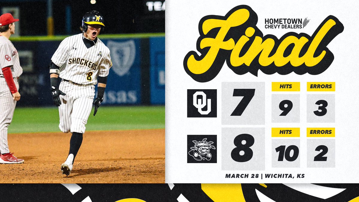 GoShockersBSB's tweet photo. THE CLOCK STRIKES BROCK.

What a game! https://t.co/p6HBh8pLq9