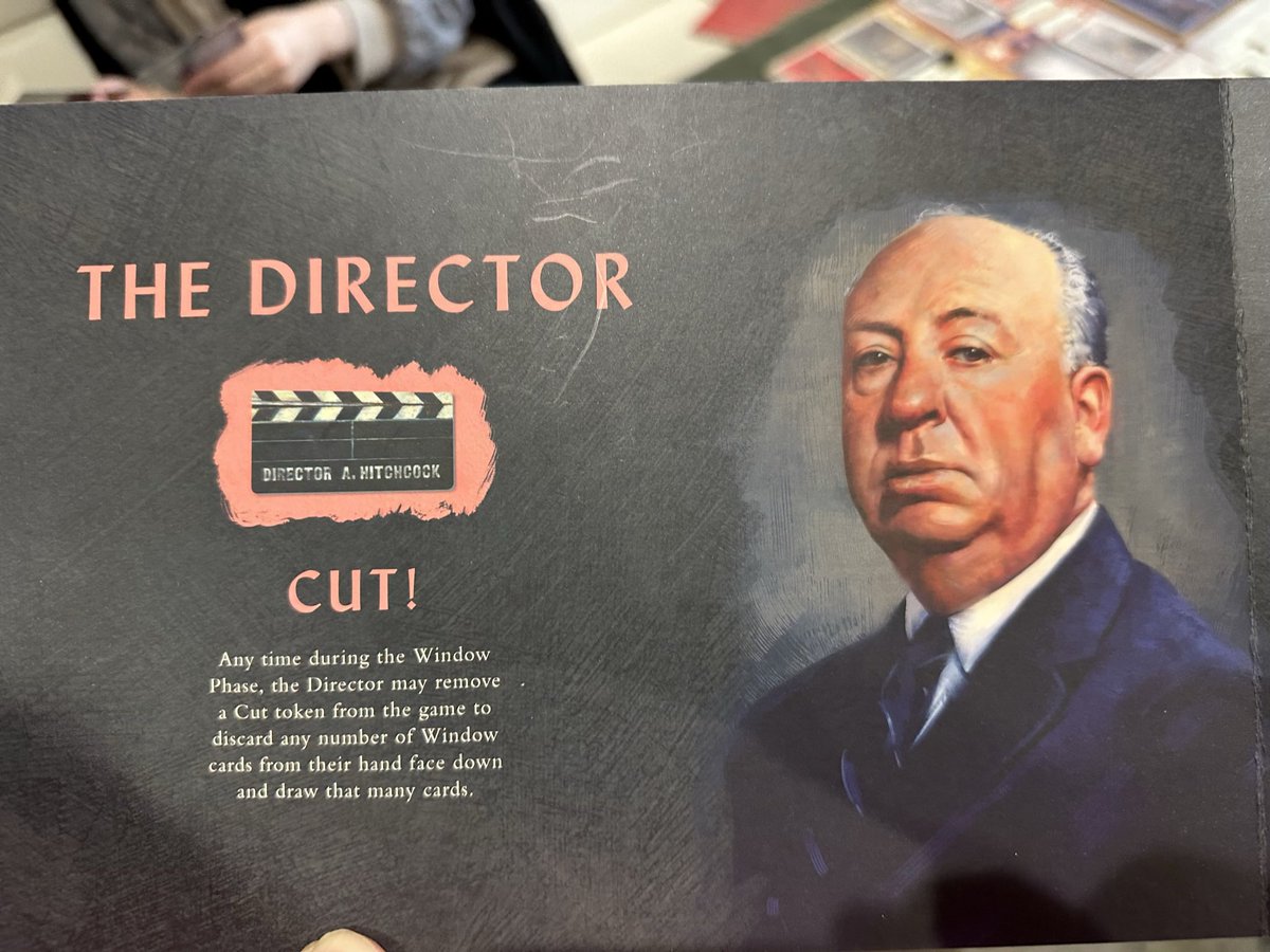 ヒッチコック「裏窓」のボードゲーム、犯人 vs 他人物じゃなくて監督（出題者）vs 作中人物なのが珍しい構図ですね。メタい。惨劇ルーパーも脚本家 vs ループ主人公なんでやや近い構図だけど、この主人公は半分視点が作外にある気もします。 
