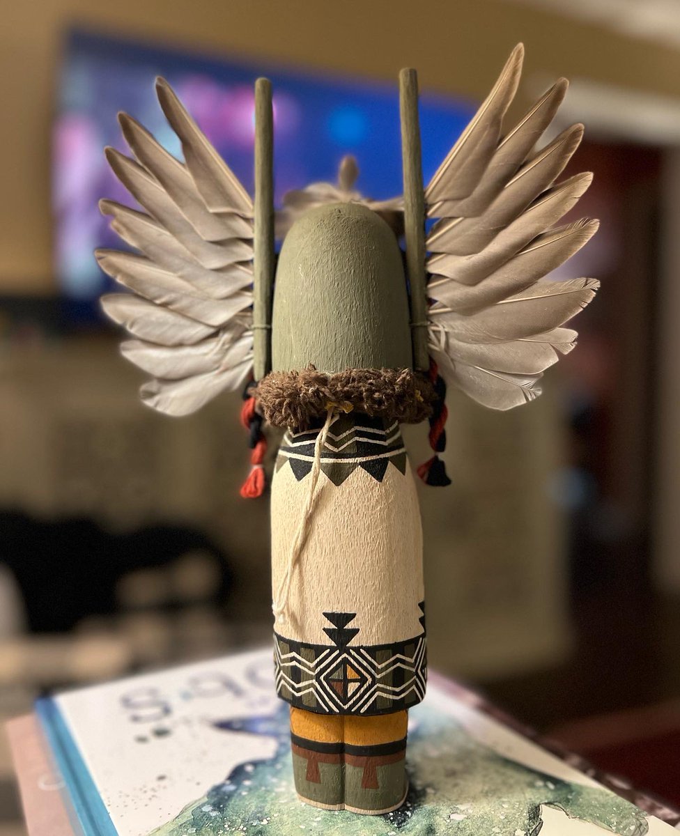 lokosh_saya's tweet image. Crowmother kachina by Tayron Polequaptewa (Hopi). #goodtrade