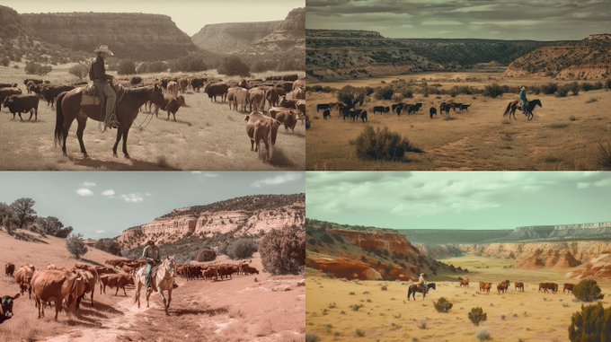 Midjourney + CinemaScope effect